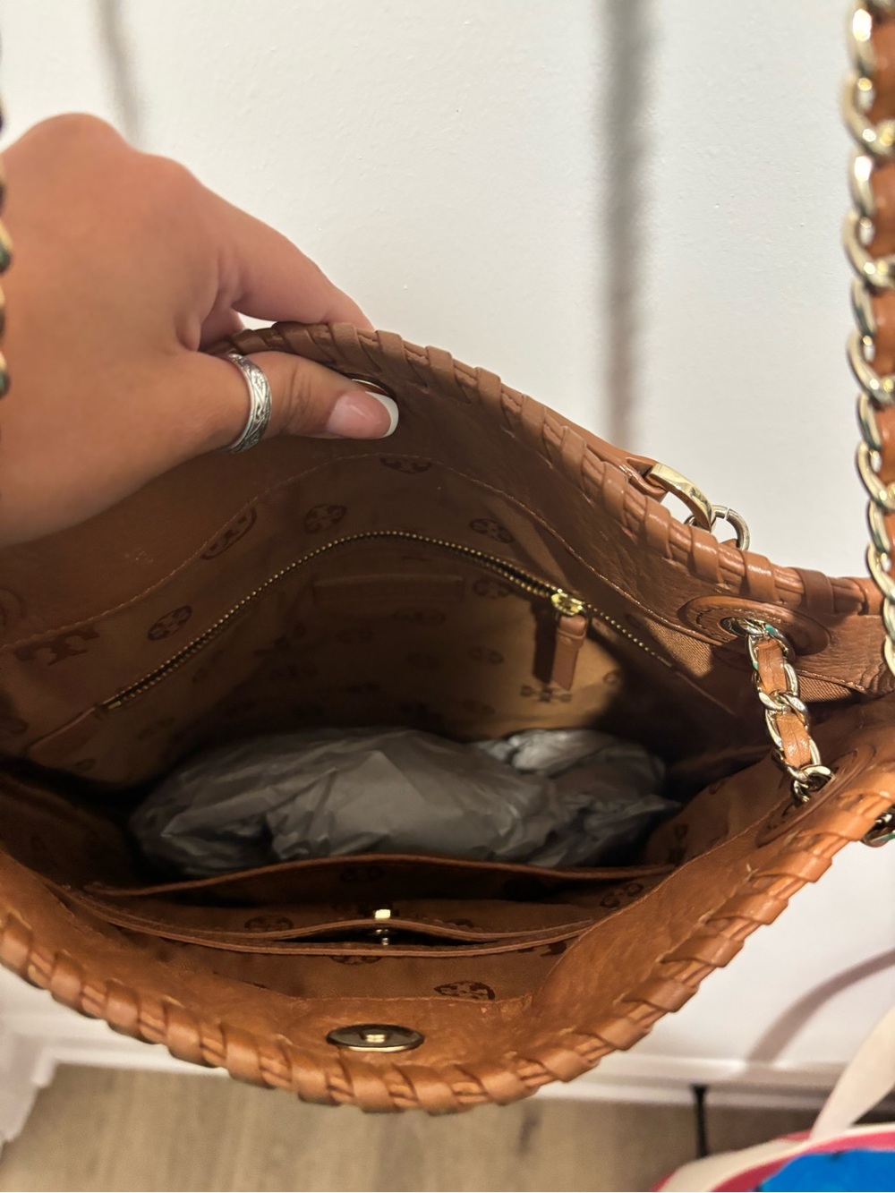 💕Tory Burch Marion Pebbled Leather with Whipped Stitching💕 - Picture 9 of 9